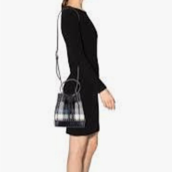 TORY BURCH Handbags - NWT RARE TORY BURCH ROBINSON PLAID BUCKET BAG